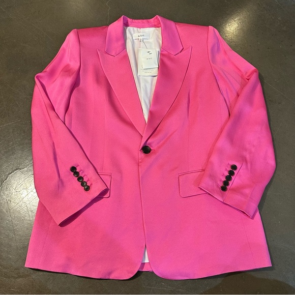 A.L.C. Bishop II Peak Lapel Blazer - Hot Pink - Size 6 - NWT - Picture 6 of 12
